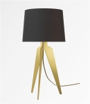 Table lamp in brushed Brass