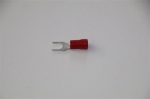 Geisoleerde Vorkkabelschoen 0.5 - 1mm² M3 Rood