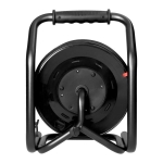 Kabelhaspel met 4 vaste stopcontacten, 30m rubberen kabel, IP44, H07RN-F 3 x 2.5mm²