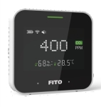 Fito CO2-monitor voor luchtkwaliteit, temperatuur en luchtvochtigheid
