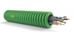 Prewired conduit with UTP and Coax Pvc6 Telenet, Wvem, ... full Lsoh in coil of 100m CPR class: ECA
