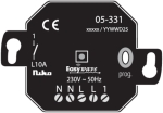 Récepteur à encastrer RF à 1 canal unipolaire