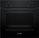Oven serie 2 multifunctie 60cm, Label A, 5 verwarmingswijzen, no display, Zwart Zwart A