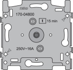Socle pour minuterie bipolaire réglable jusqu'à 15 min 16A 250Vac
