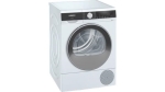 Droogautomaat iQ500 luchtcondensatie 8kg, reverse warmtepomp, high Led-display, Led light, afvoerset