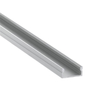 Led profile California textured White laquered Aluminium 17 x 8mm (length 2m)