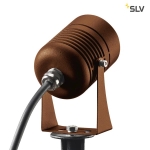 Spot extérieur sur piquet Led Spike, Rouille, IP55, 3000K, 40°