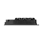 Prolongateur multiprise robuste, caoutchouc, Schuko IP44, 3 prises Schuko, boîtier ignifugé, profil