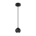 Lighr Eye® 90, pendant light, Gu10, pendant length 150cm, 1 x max. 6W, matt Black