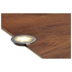 Led Slim light recessed fitting, anodised Aluminium, 0.5W, 3000K