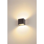 Sitra Cube WL, Led outdoor wand - en plafondopbouwlamp, AnTraciet, IP44, 3000K, 10W