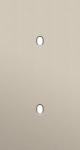 Plaque de recouvrement double, verticale 71mm d'entraxe, pour deux fonctions de commutation simple,