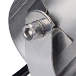 Projecteur extérieur Nautilus, Qpar51, Inox, maximum 35W, incl. câble 1.5m