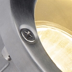 Projecteur extérieur Nautilus, Qpar51, Inox, maximum 35W, incl. câble 1.5m
