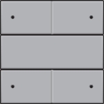 Afwerkingsset voor 4 - voudige potentiaalvrije drukknop 24V met Leds Sterling