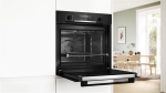 Oven serie 6 multifunctie 60cm, Label A+, 9 verwarmingswijzen, pyrolyse, Home connect, Wit display,