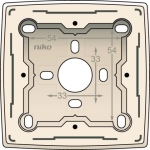 Single surface - mounting box for all flush - mounting devices from the Original series, Cream