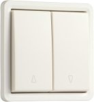 Splash proof surface - mounting roll - down shutter push - button 10A / 250Vac, mechanically locked