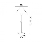 Lampe de table en Bronze griffé