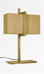 Lampe de table en Bronze griffé