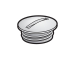 Bouchon aveugle M20 Blanc