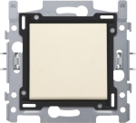 Interrupteur permutateur, socle et set de finition Creme
