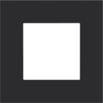 Plaque simple Black Coated