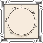 Set de finition pour minuterie réglable jusqu'à 120min Creme