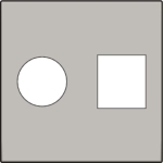 Afwerkingsset voor enkelvoudige coaxaansluiting en netwerkaansluiting TV + RJ45 telenet Champagne