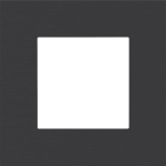 Enkelvoudige afdekplaat, Niko Pure Alu Black brushed
