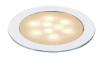 Led Slim light recessed fitting, anodised Aluminium, 0.5W, 3000K