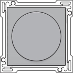 Afwerkingsset voor draaiknopdimmer of snelheidsregelaar Sterling