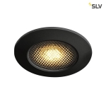 Encastré de plafond extérieur Varu Qpar51 DL, Noir, IP20 / 65