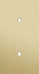 Plaque de recouvrement double, verticale 71mm d'entraxe, pour deux fonctions de commutation simple,