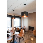 Fenda lamp shade, D455 / H280, Black / Copper