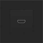 Afwerkingsset met HDMI naar HDMI aansluiting Black Coated