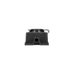 Prolongateur multiprise robuste, caoutchouc, Schuko IP44, 2 prises Schuko, boîtier ignifugé, profil