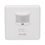 PIR geluids- en bewegingsdetector 160° beschermingsgraad IP20 detectiebereik 160°