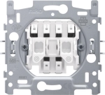 Socle pour bouton-poussoir pour volets, verrouillage électrique, 10A / 250Vac, avec raccords rapides