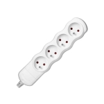 Stekkerdoos splitter 4 x 2 polig + A, Wit