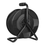 Kabelhaspel met 4 vaste stopcontacten, 40m rubberen kabel, IP44, H07RN-F 3 x 2.5mm² - 40m