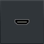 Afwerkingsset met HDMI naar HDMI aansluiting Anthracite