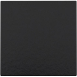 Afwerkingsset met kabeluitvoer voor blindplaat met trekontlasting Bakelite Black