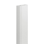 DLP design wandgoot 50 x 80mm Wit - 2m - deksel 65mm