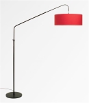 Floor lamp in brushed Bronze
