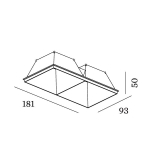 Box Bronzen dubbele binnenreflector max 10W