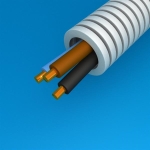 Tube précâblé Vob 3G6 diamètre 20mm full Lsoh en rouleau de 100m classe CPR: CCA s1bd1a1