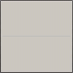 Enkelvoudige toets voor draadloze schakelaar of drukknop met 2 bedieningsknoppen Light Grey