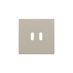 Afwerkingsset voor dubbele smart USB-C-lader Champagne