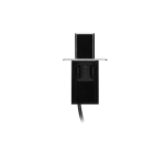 Boîtier d'alimentation encastré pour meuble avec bord fraisé plat, chargeur USB de type Schuko, un c